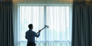 Commercial curtain stain removal service eaglemont-vic hotels offices restaurants
